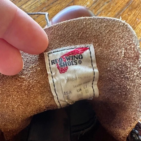 Men’s Red Wing Iron Ranger Leather Boots, Size 7.5D - Picture 9 of 10